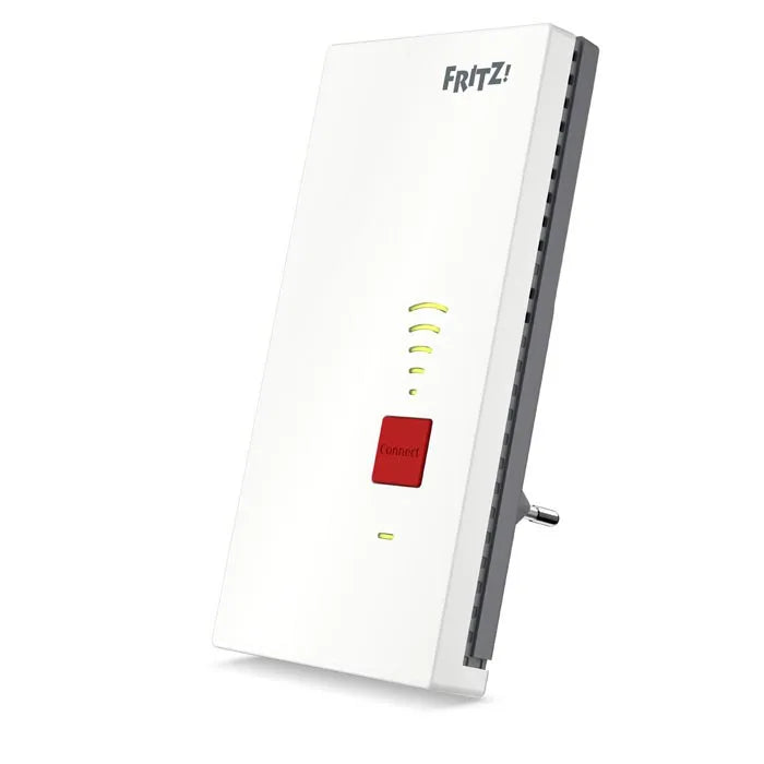 AVM FRITZ!Repeater 2400 (Dual-WLAN AC + N bis zu 1.733 MBit/s (5GHz) + 600 MBit/s(2,4 GHz), 1x Gigabit-LAN, deutschsprachige Version)