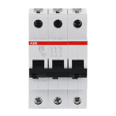 ABB S203-B16 Leitungsschutzschalter 16 A B 3-polig