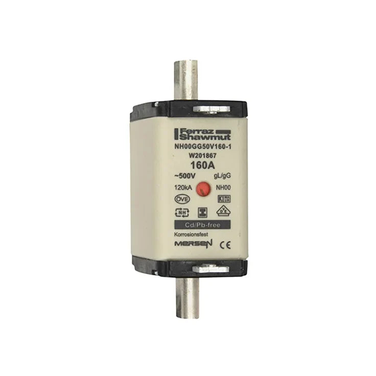MERSEN NH-Sicherungseinsatz NH00 gG 160 A, 500 V – NH00GG50V160-1 – Herstellerabbildung