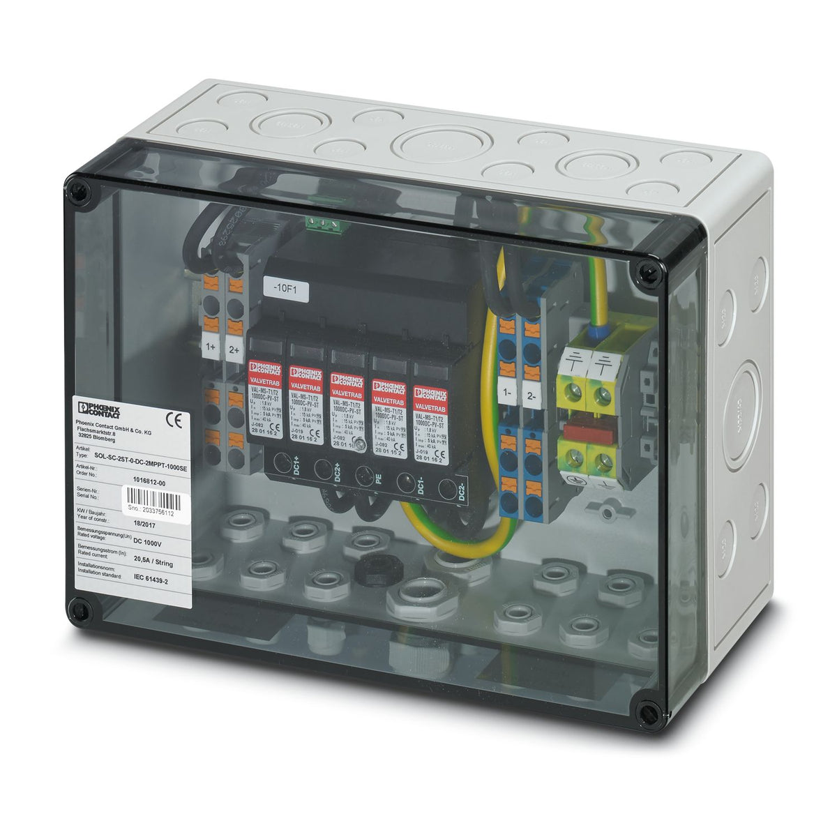 Phoenix Contact SOL-SC-2ST-0-DC-2MPPT-1000SE Generatoranschlusskasten 1016812