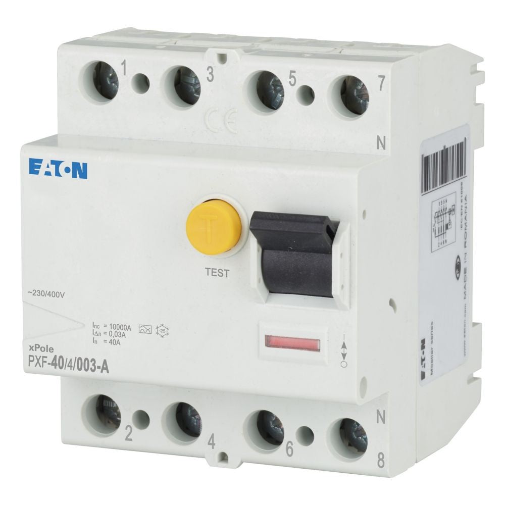 Eaton PXF-63/4/05-A FI-Schutzschalter – 4-polig, 63 A / 500 mA
