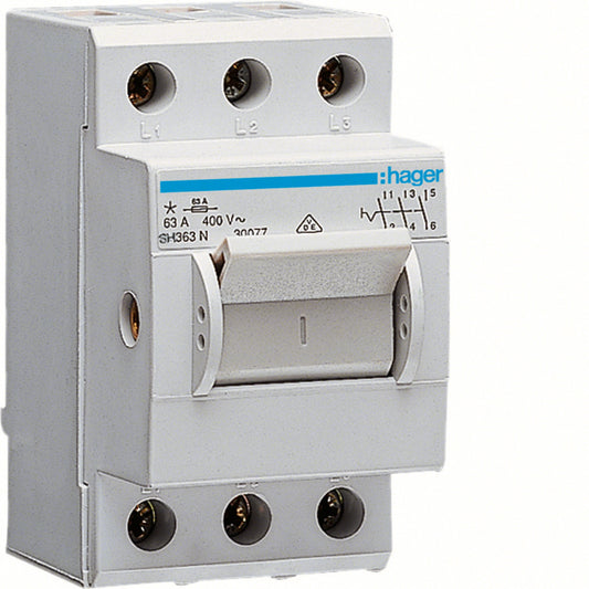 Hager SH363N Kompaktschalter 63 A, 3-polig