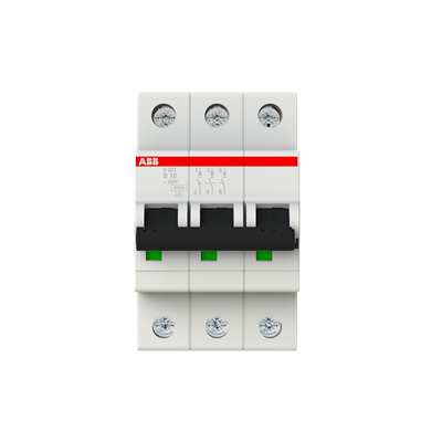 ABB S203-B10 Leitungsschutzschalter 10 A B 3-polig