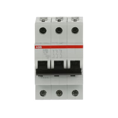 ABB S203-C10 Leitungsschutzschalter 10 A C 3-polig