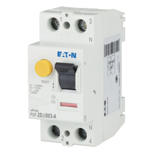 EATON FI-Schutzschalter 25A 2p, 30mA PXF-25/2/003-A