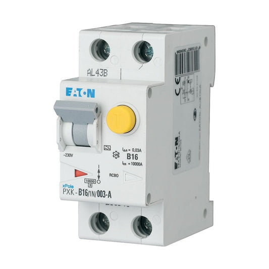 Eaton PXK-B13/1N/003-A FI/LS-Schalter – 1P+N, B13 A / 30 mA