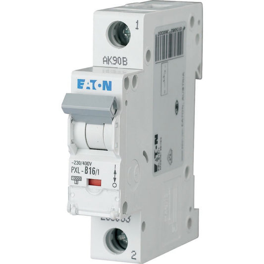 EATON LS-Schalter m.Beschrift. C 16A, 1p PXL-C16/1