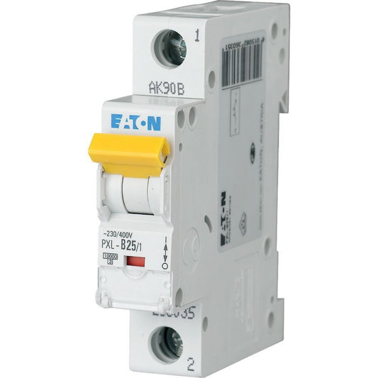 EATON LS-Schalter m.Beschrift. C 25A, 1p PXL-C25/1
