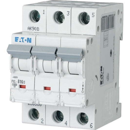 EATON InstallationLS-Schalter m.Beschrift. C 16A, 3p PXL-C16/3