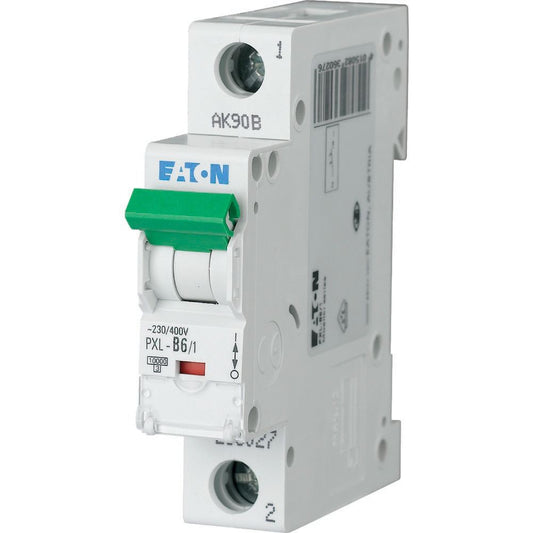 EATON LS-Schalter m.Beschrift. B 6A, 3p PXL-B6/3