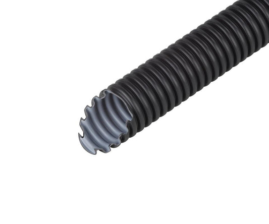 Fränkische Kunststoff-Wellrohr leicht 25,0x18,6mm FBY-EL-F 25 schwarz