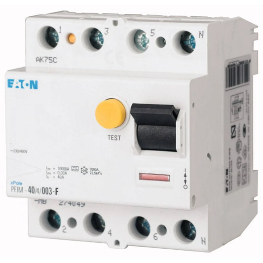 EATON FI-Schutzschalter Typ F PFIM-40/4/003-G/F