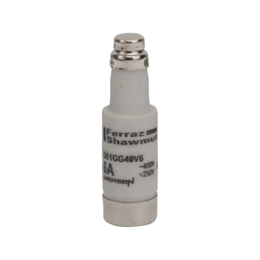 MERSEN NEOZED-Sicherung D01 gG 6 A, 400 V – D01GG40V6 – Herstellerabbildung