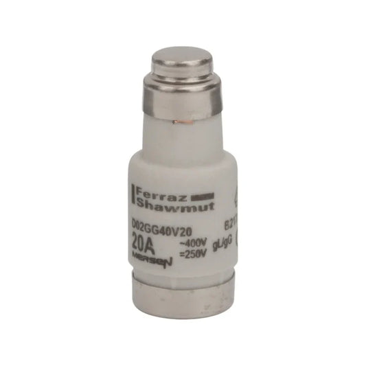MERSEN NEOZED-Sicherung D02 gG 20 A, 400 V – D02GG40V20 – Herstellerabbildung