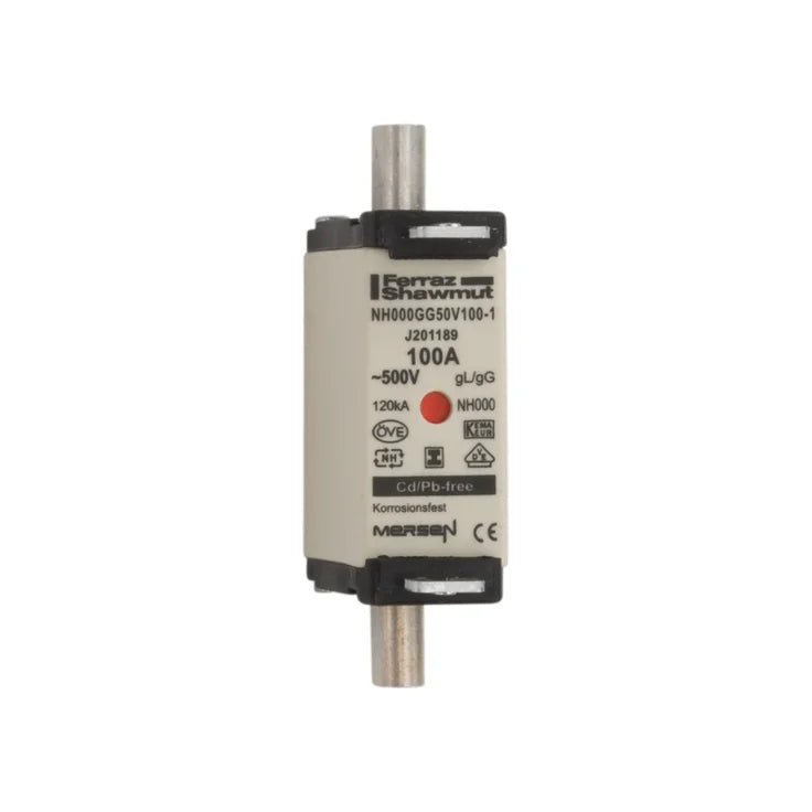 MERSEN NH-Sicherungseinsatz NH000 gG 100 A, 500 V – NH000GG50V100-1 – Herstellerabbildung