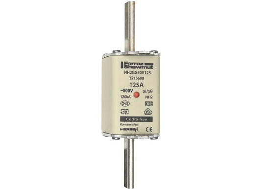 MERSEN NH-Sicherungseinsatz NH2 gG 125 A, 500 V – NH2GG50V125 – Herstellerabbildung