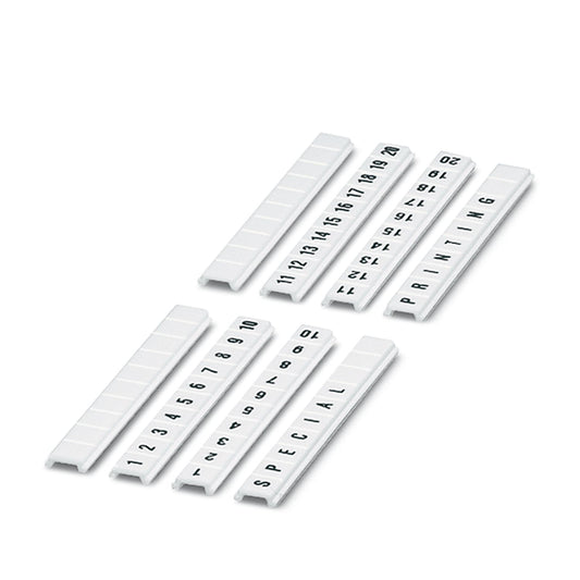 Phoenix Contact Zackband B=5mm 1-10 längs weiß ZBF 5,lgs:1-10 – 0808671:0001