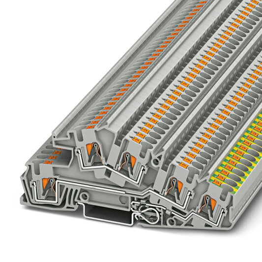 Phoenix Contact Installationsschutzleiterklemme 0,2-6 mm² PTI 4-PE/L/L – 3214050
