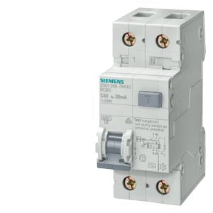Siemens 5SU1356-6KK32 FI/LS-Schalter Typ A, 30 mA, B32, 1P+N, 6 kA