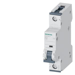 Siemens 5SY6110-7 Leitungsschutzschalter 10 A, C, 1-polig, 6 kA