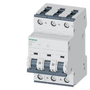 Siemens 5SY6350-7 Leitungsschutzschalter 50 A, C, 3-polig, 6 kA