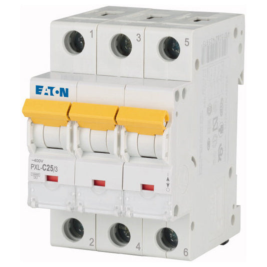 Eaton PXL-C25/3 Leitungsschutzschalter 3-polig C25 A