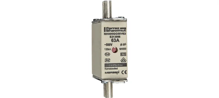 Mersen NH000GG50V63 NH-Sicherungseinsatz 63 A 500 V gG
